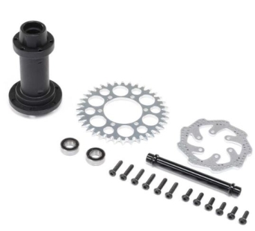 LOS262014 Promoto Rear Hub Assembly Set